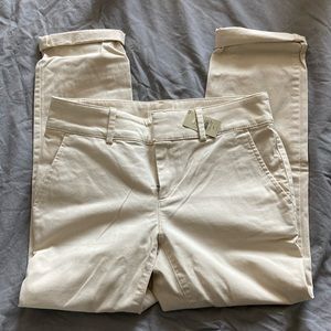 Loft beige capri pants
